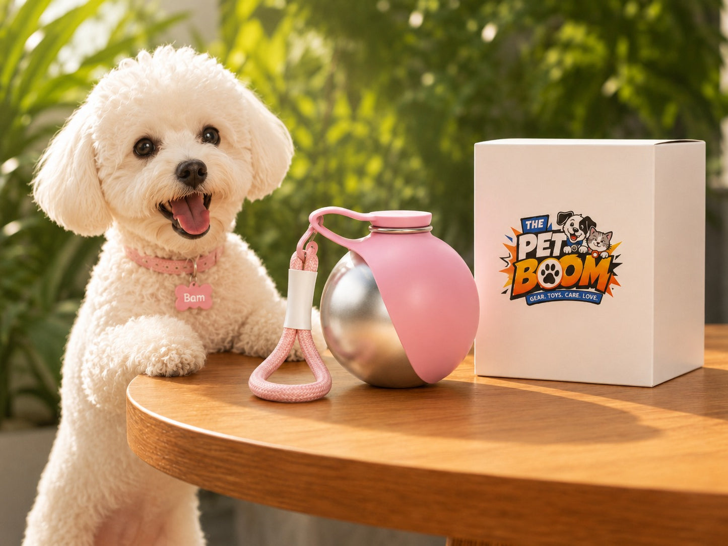 On-the-Go Dog Water Bottle | Stainless Steel | 285ml