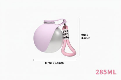 Pink Bottle Dimensions 285ml
